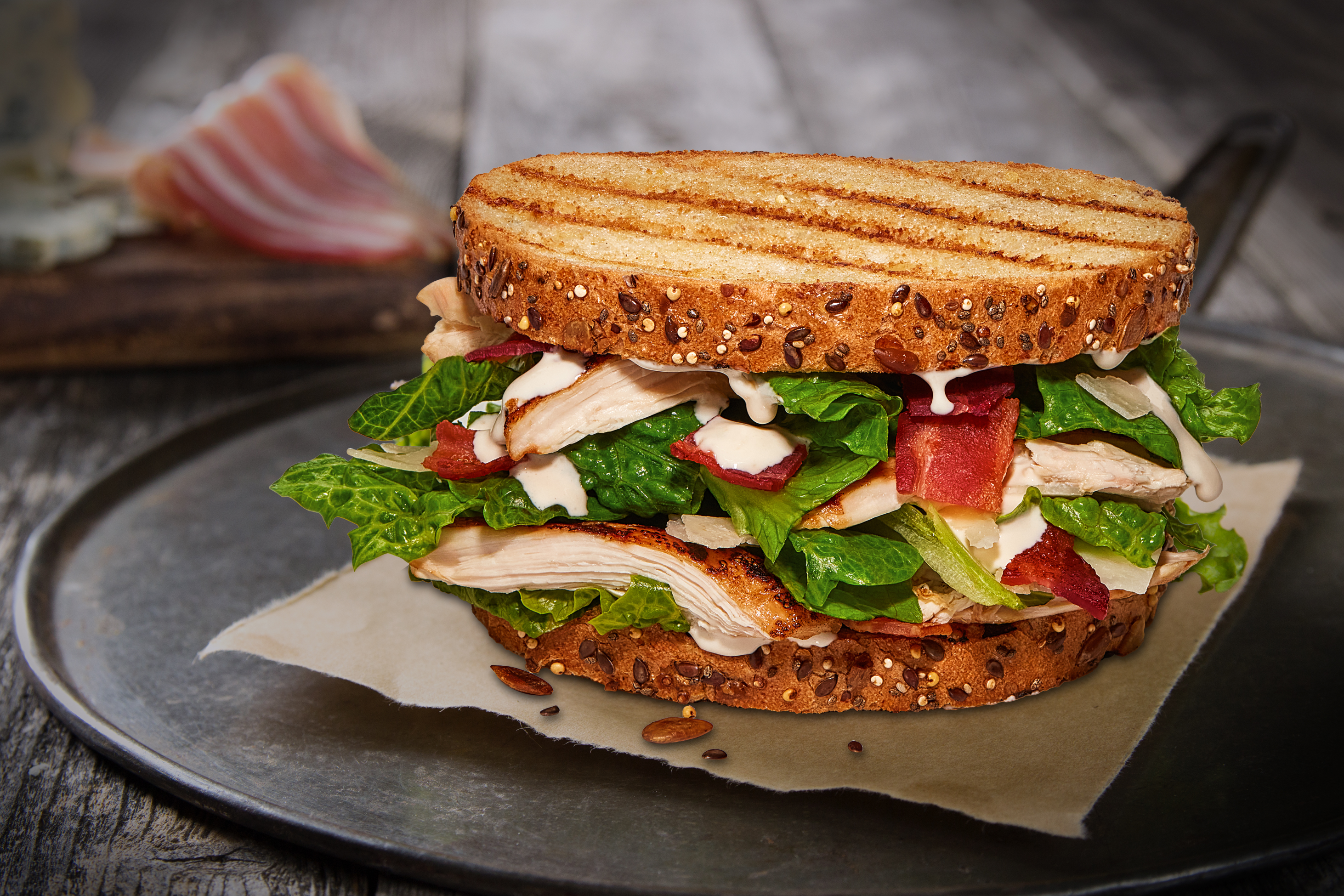 Grilled Chicken Caesar Sandwich Recipe
