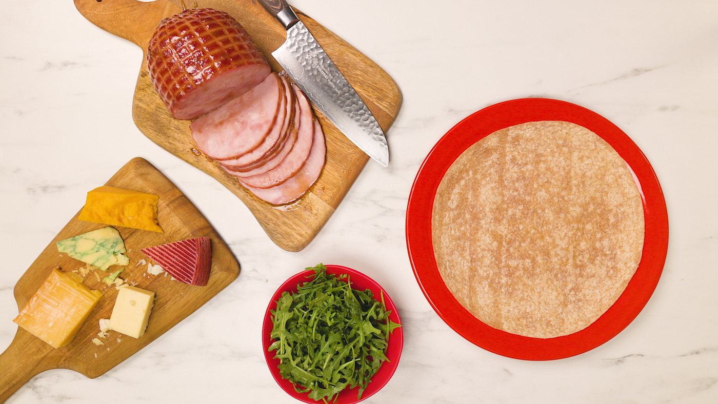 Ham & Cheese Toaster Tortilla Hack Recipe