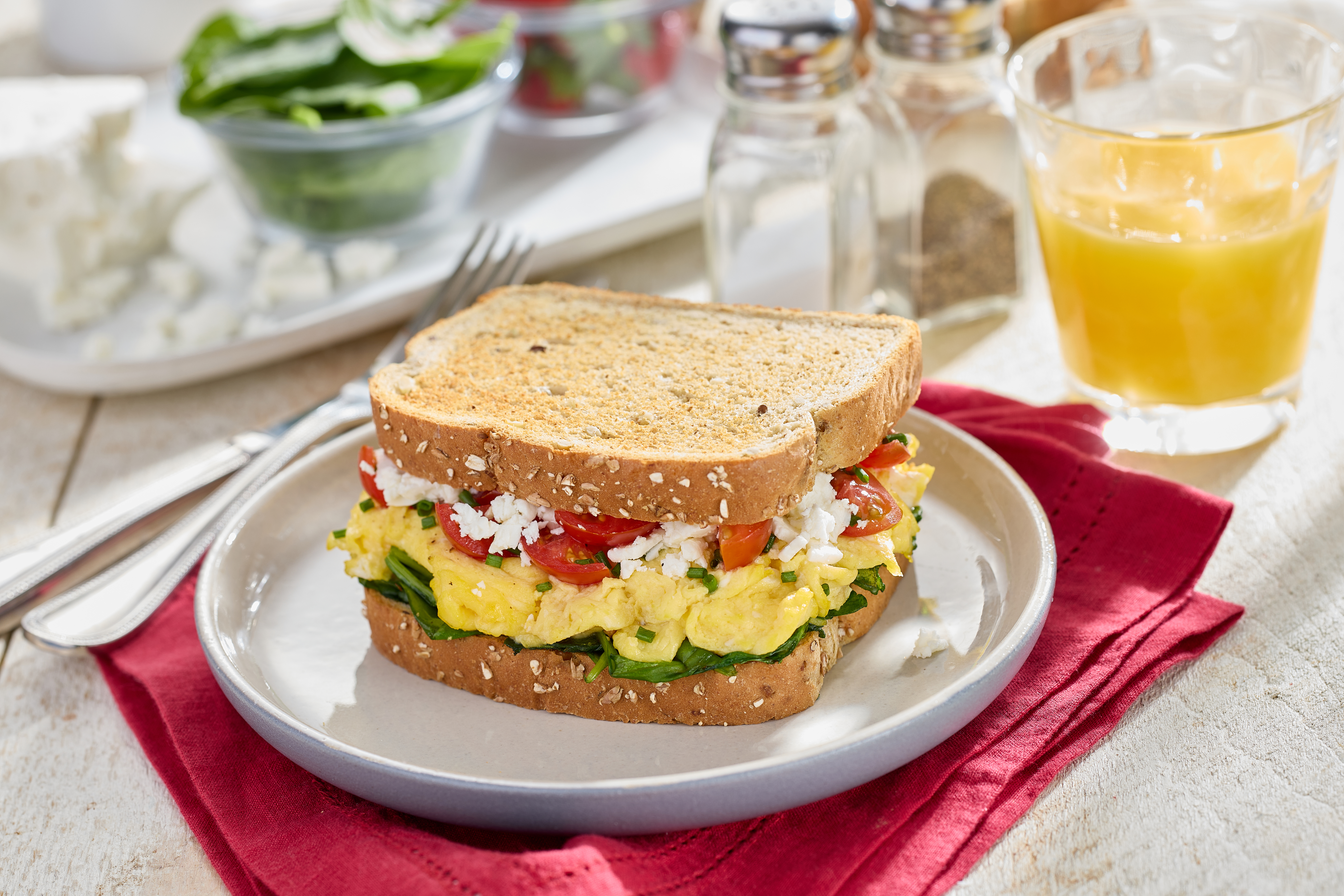 High Protein Breakfast Sandwich Recipe