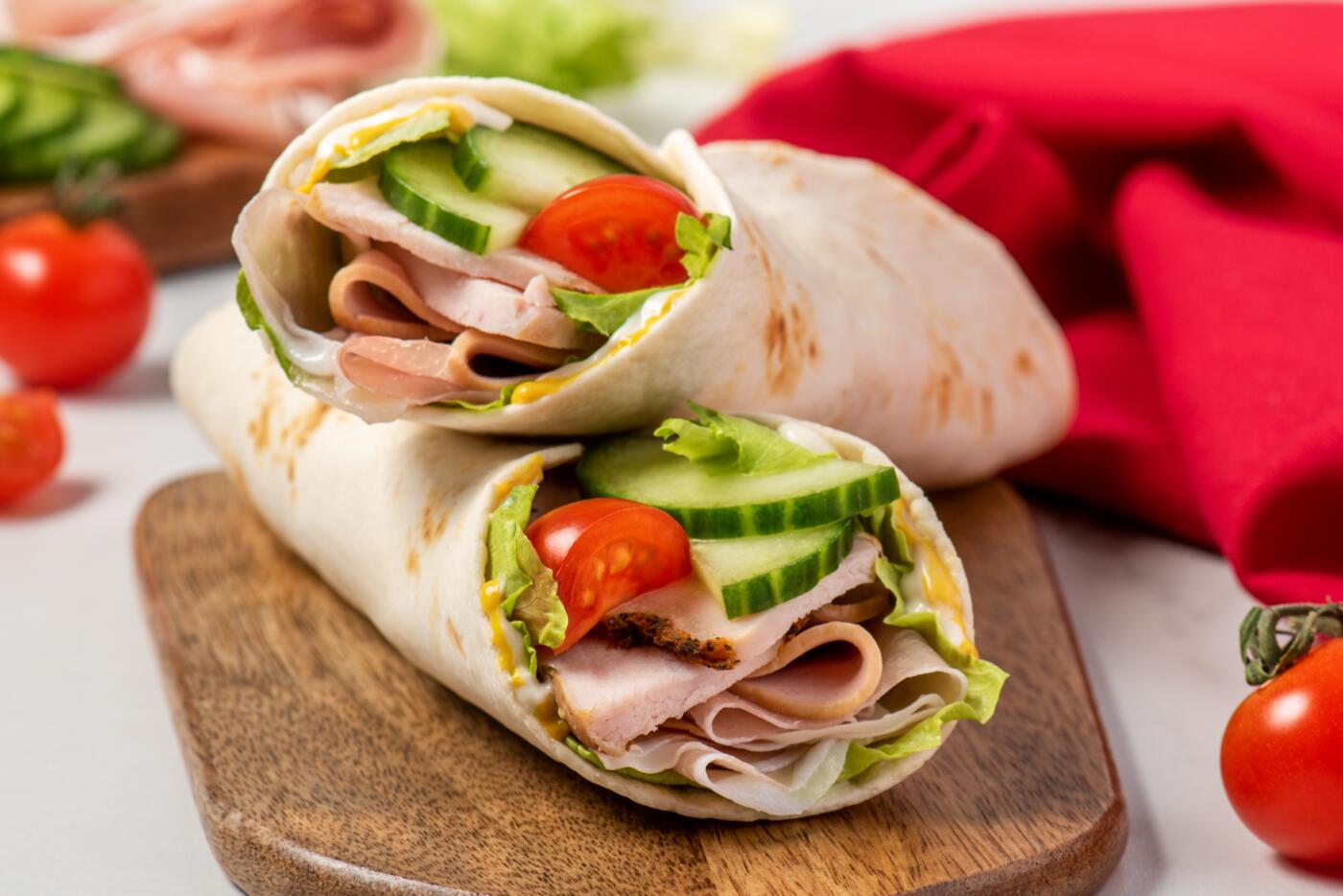 Deli Wrap Keto Sandwich