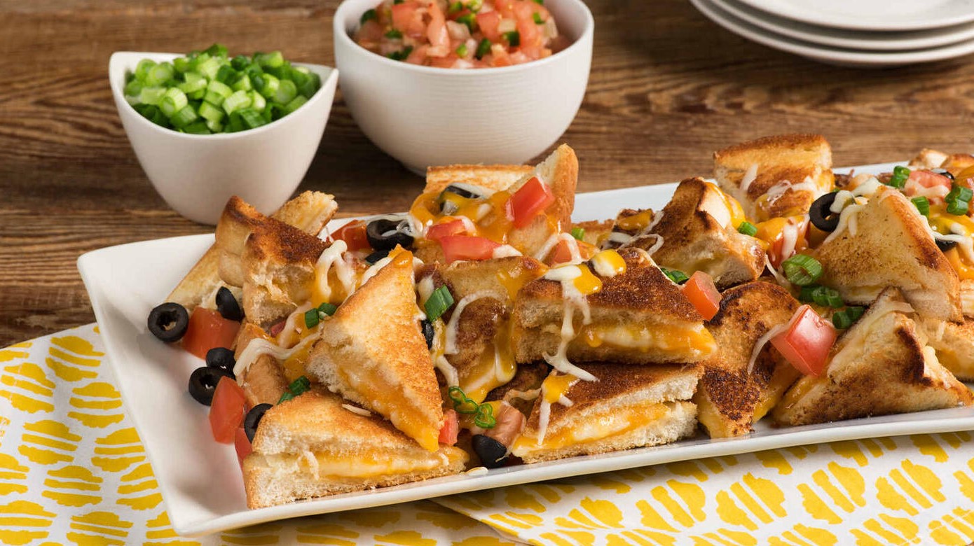 Grilled Cheese Nachos Recipe Image