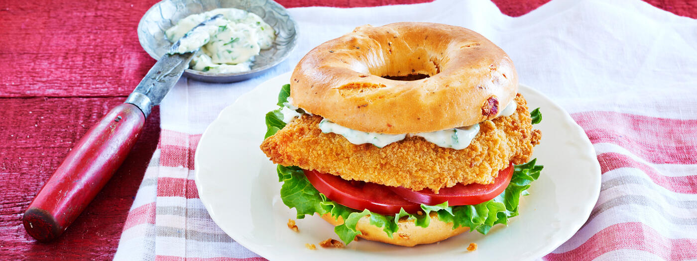 Southern Chicken Bagels | Feed Good Rewards